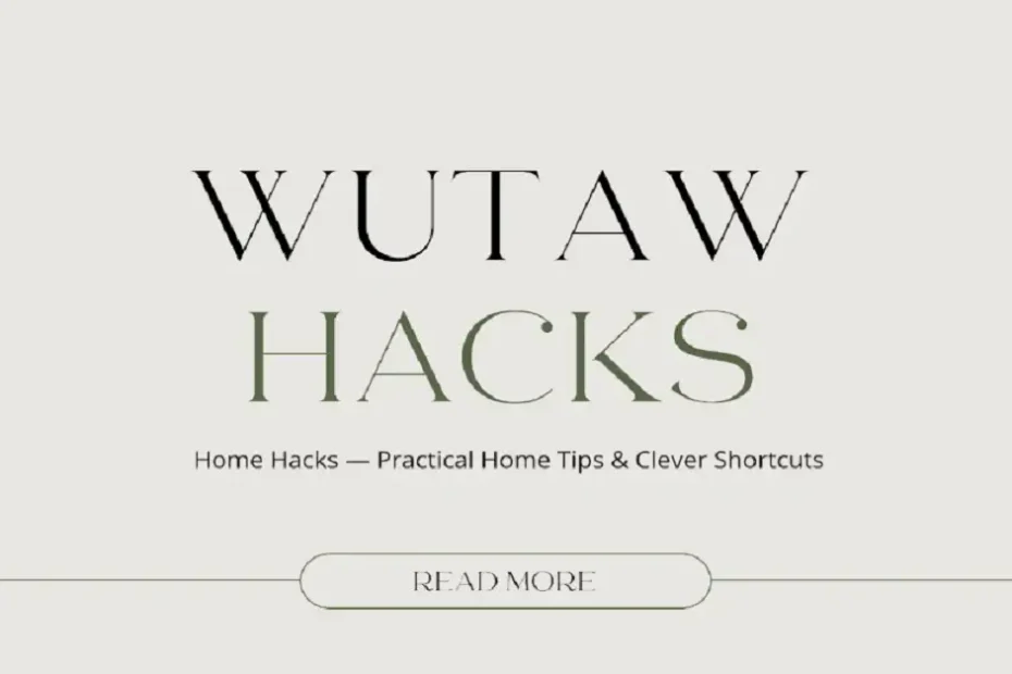 wutawhacks home hacks